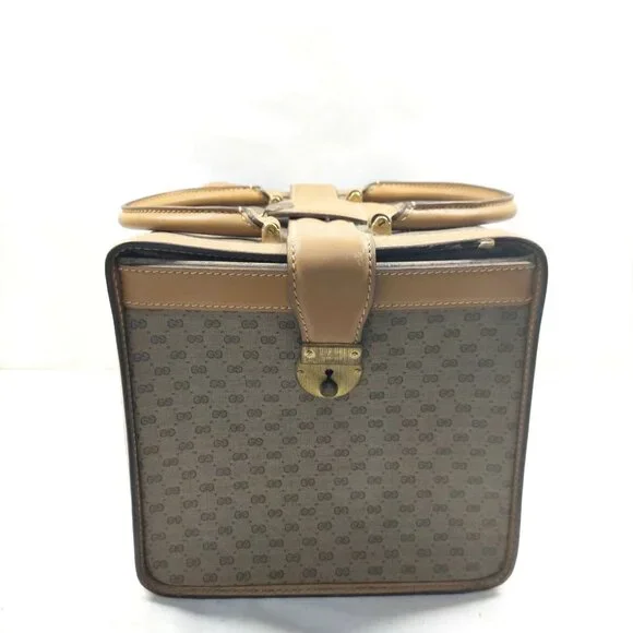 Gucci Vintage Brown PVC Hand Bag mon520-102825 - Picture 4 of 16